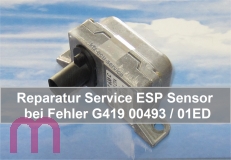 Reparatur ESP 1K0907652 1J1907638E  G419 Mehrfachsensor VW AUD SEAT SKODA